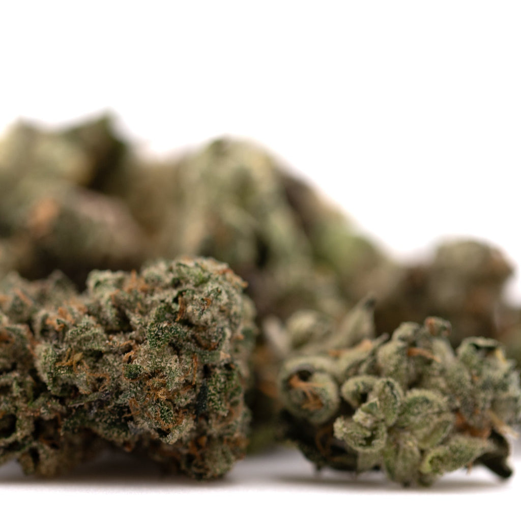 Pile of premium Sour Runtz THCa Small Hemp Flower buds for sale